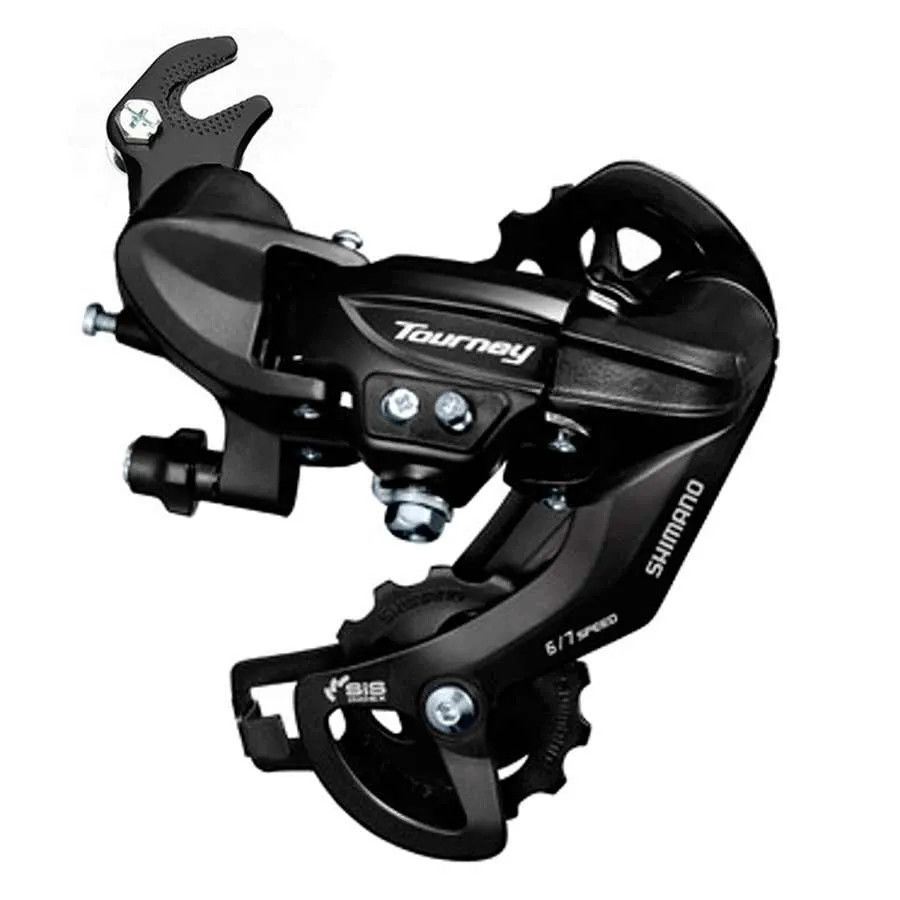Shimano Tourney RD-TY300-SGS Rear derailleur 6/7sp SGS Black With adapter