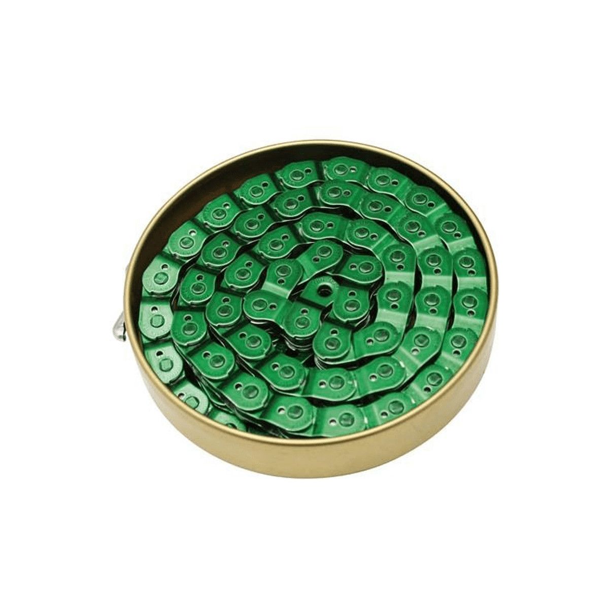 Gusset Slink Chain 1/2'' X 3/32'' 102 Links Green