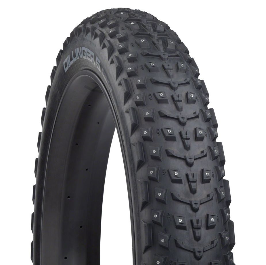45NRTH Dillinger 5 Tire - 27.5 x 4.5, Tubeless, Folding, Black, 120tpi, 252 Concave Carbide Aluminum Studs