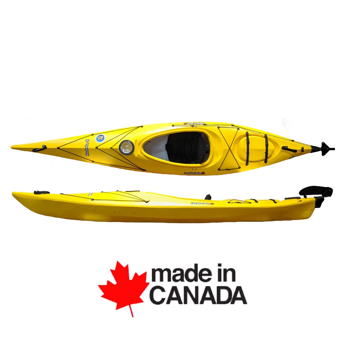 Clearwater Muskoka Kayak Rudder YELLOW
