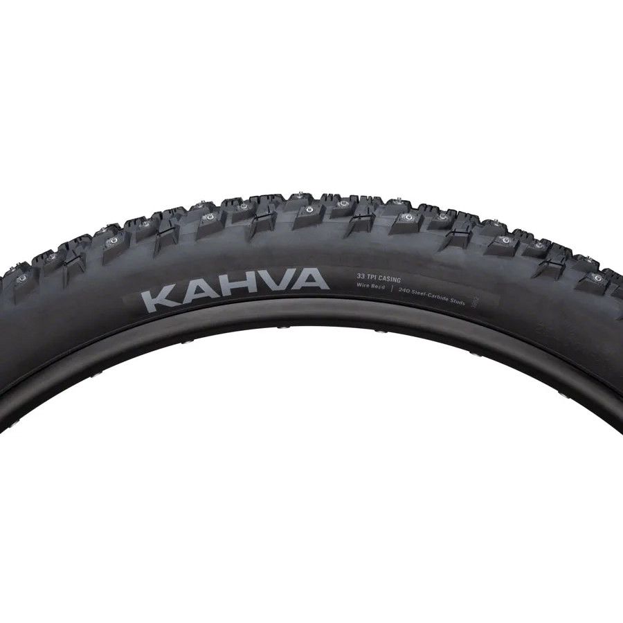 45NRTH Kahva Tire - 29 x 2.25, Clincher, Steel, Black, 33tpi, 252 Carbide Steel Studs