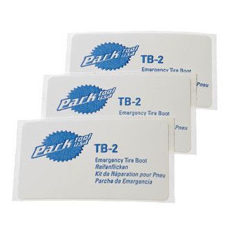 Park Tool TB-2 Kit of 3 Tire Boots 1 Kit on a Header Card