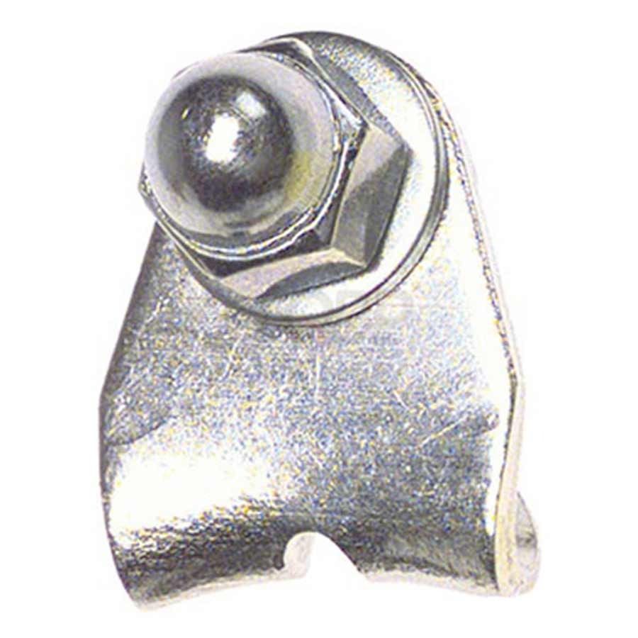 Jagwire Straddle cable hanger Galvanized, Silver, EACH