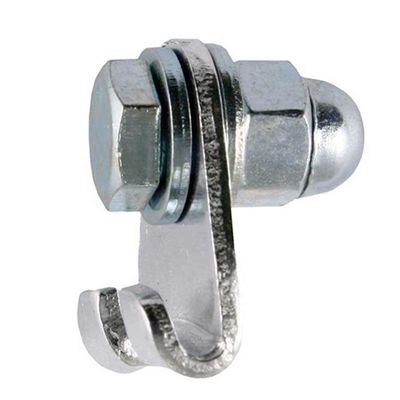 Jagwire Straddle cable hanger Galvanized Silver EACH
