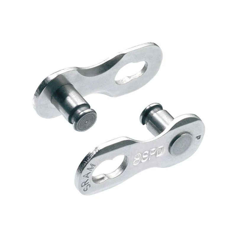 Sram Powerlink 8sp chain connector Silver single