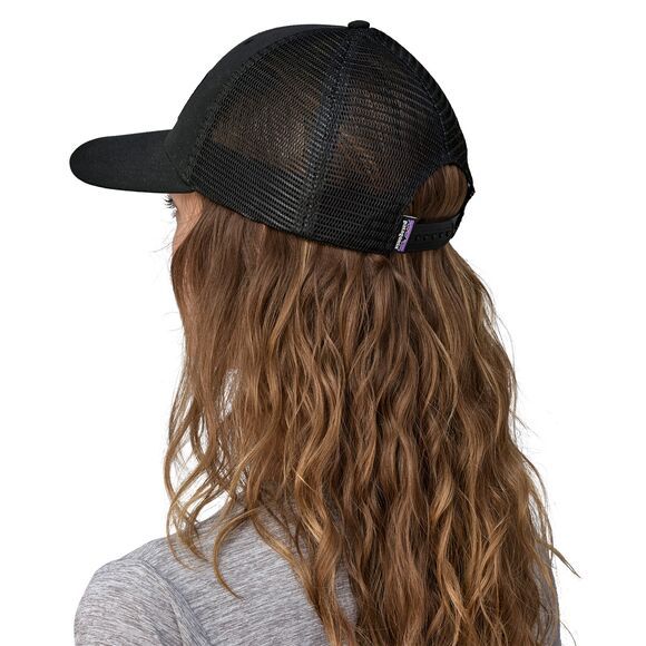 Patagonia P-6 Logo LoPro Trucker Hat Black