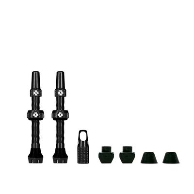 Muc-Off V2 Tubeless Valve Presta 44mm Black Pair