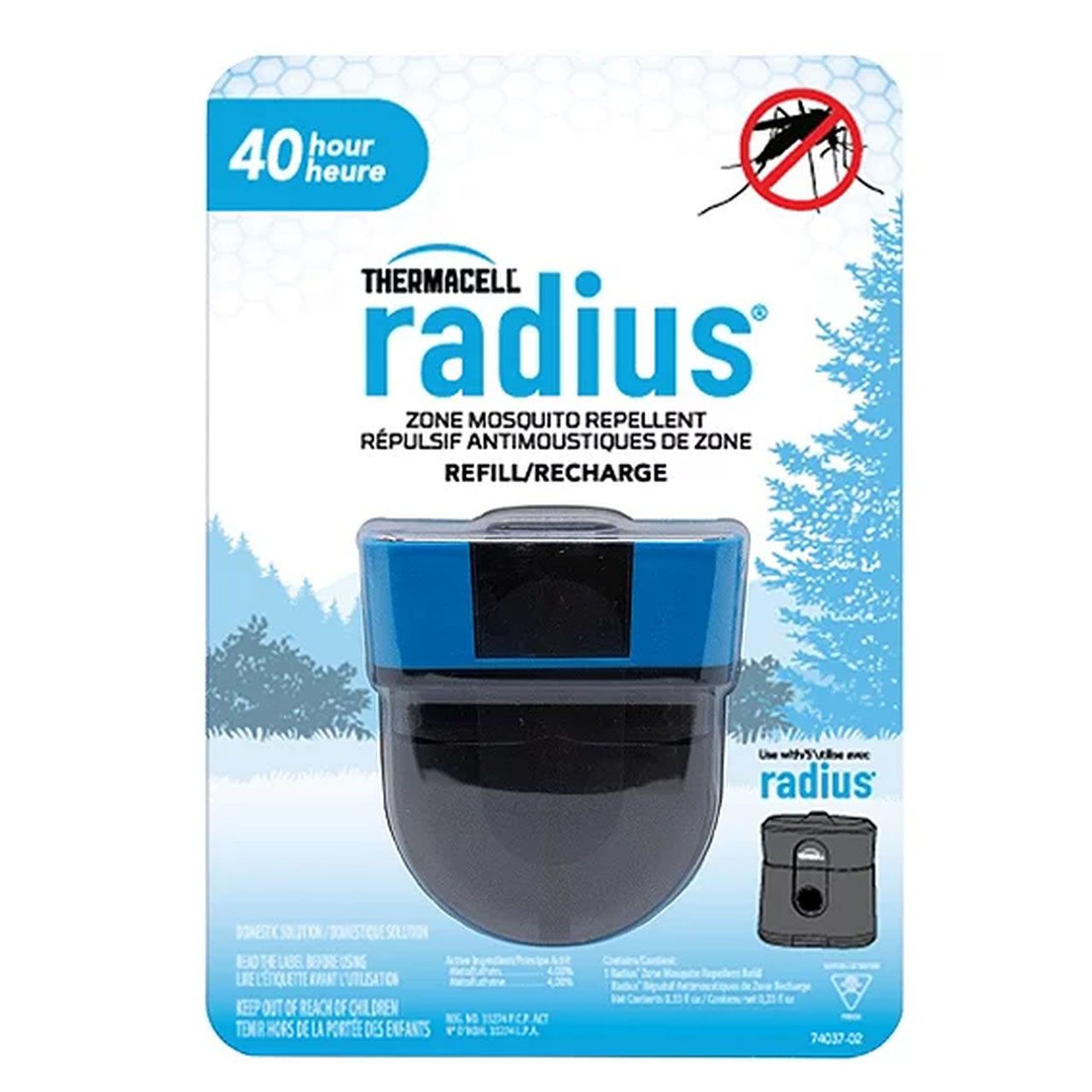 Thermacell Radius Mosquito Repellent Refill - 40 hours