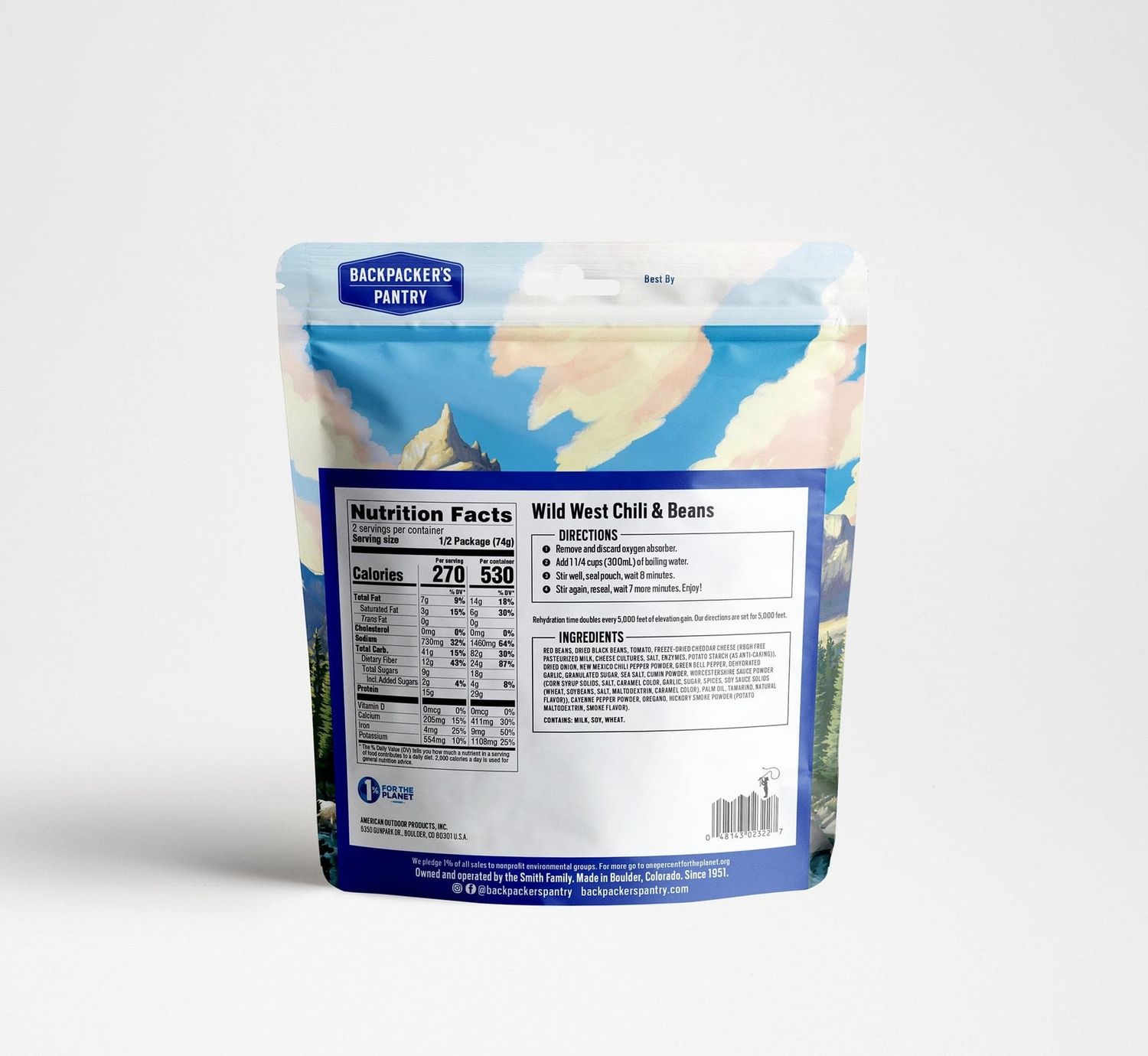 Backpacker's Pantry - Wild West Chili & Beans