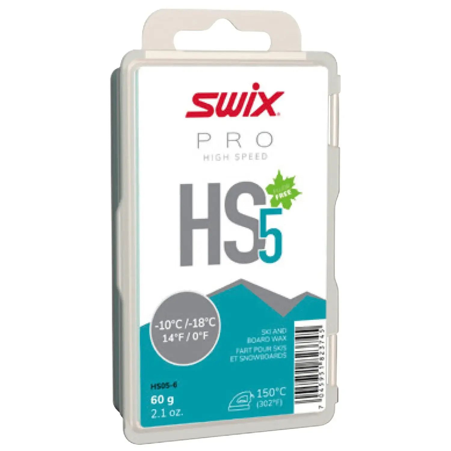 Swix HS5 Turquise Glide Wax 60g