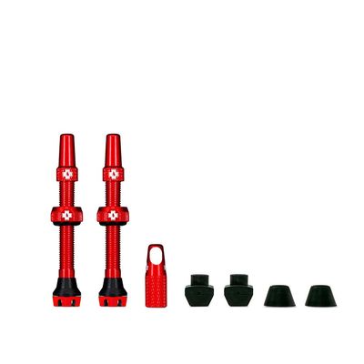 Muc-Off V2 Tubeless Valve Presta 44mm Red Pair