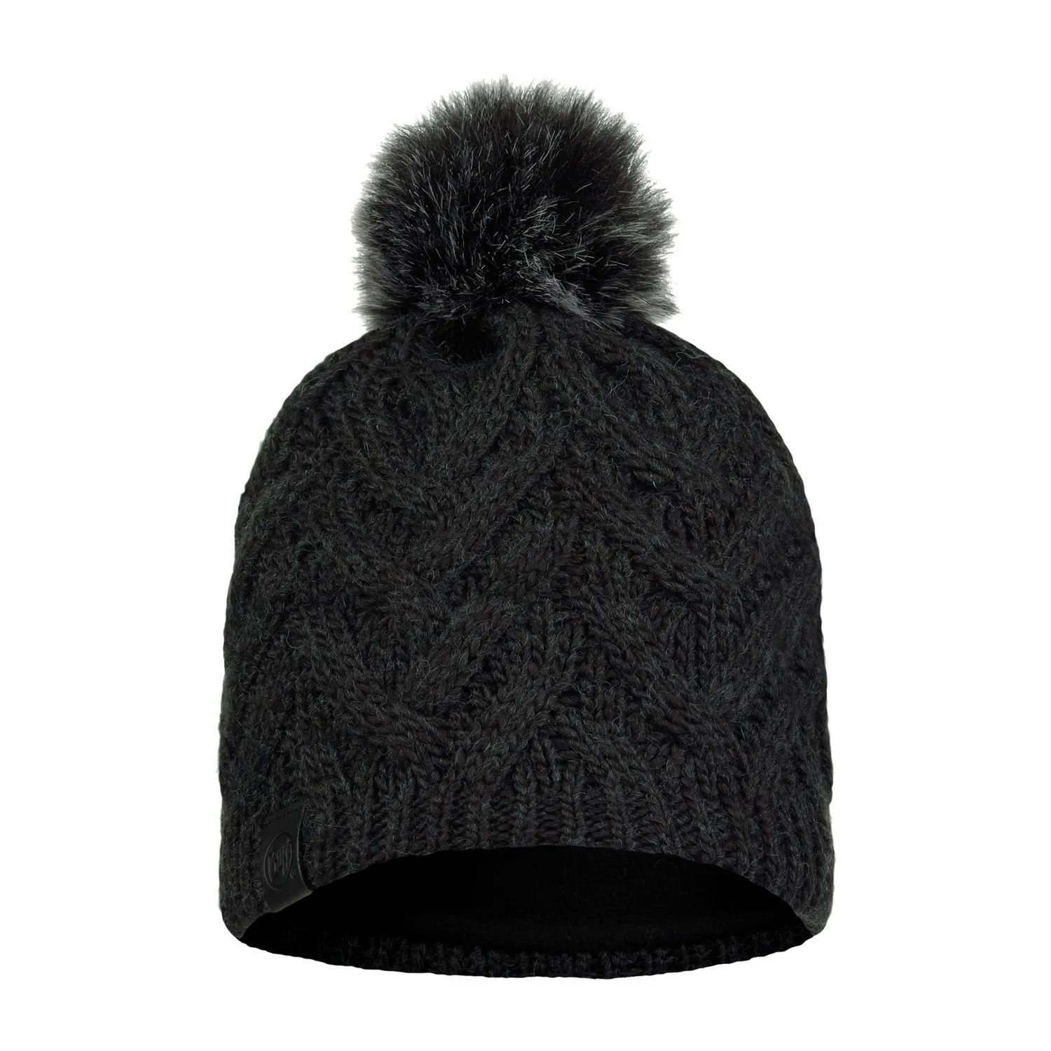 BUFF KNITTED & FLEECE BEANIE CARYN GRAPHITE
