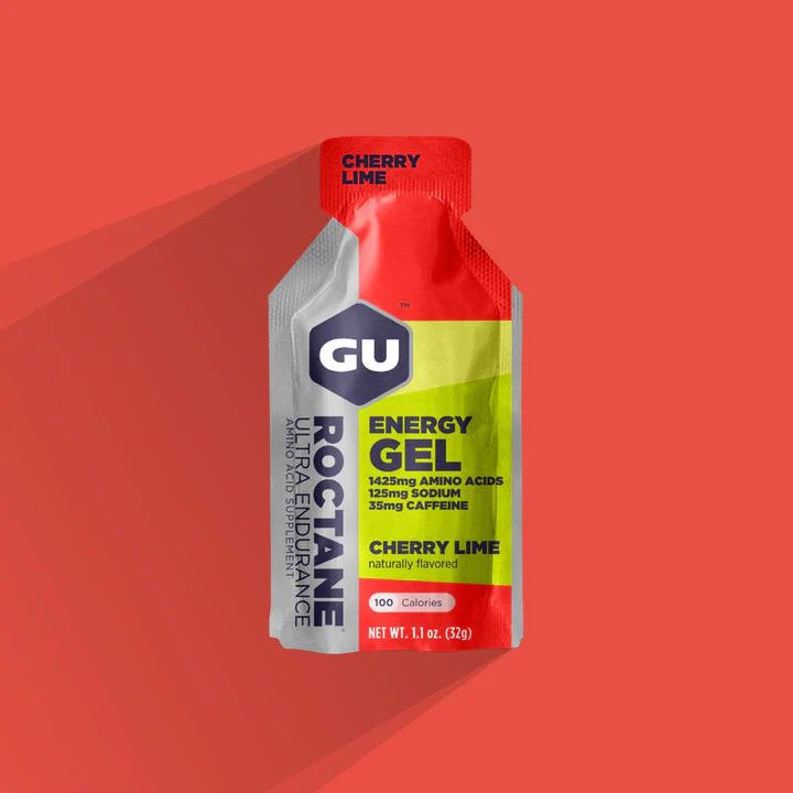 GU Roctane Energy GEL Cherry Lime single