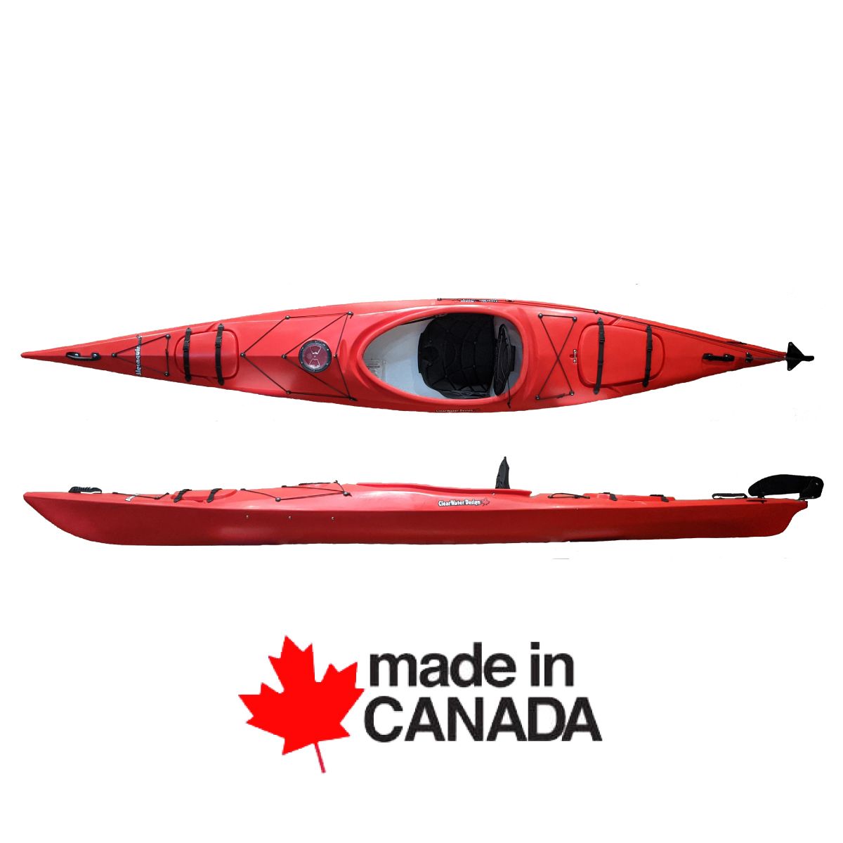 Clearwater Algonquin Kayak RED