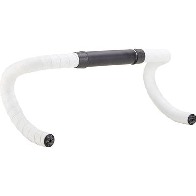Supacaz Super Sticky Kush Tape Classic Wht/Ano Blk Plugs