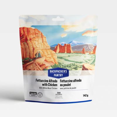 Backpacker's Pantry - Fettuccini - Alfredo with Chicken - Single Serve Backpacker's Pantry - Fettuccini - Alfredo with Chicken - Single Serve