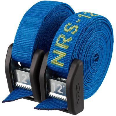 NRS Buckle Bumper Straps Size: 12' Pair, Iconic Blue