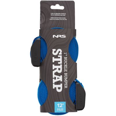 NRS Buckle Bumper Straps Size: 12' Pair, Iconic Blue