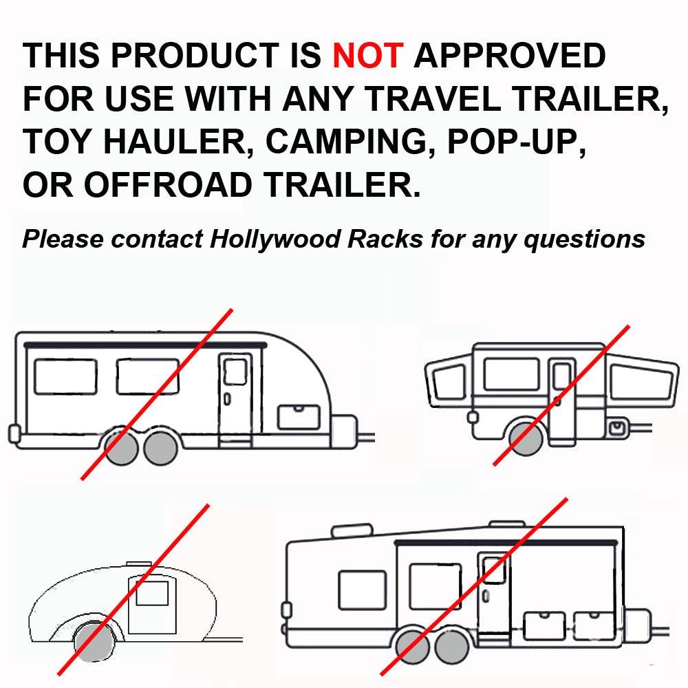 Hollywood Rack RV Rider (E+ Rated) 2"