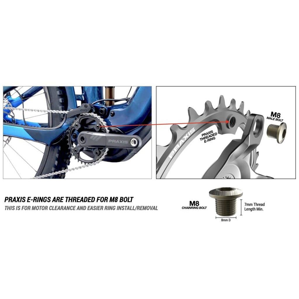 Praxis Works E MTB 36t Chainring 104bcd 10-12sp