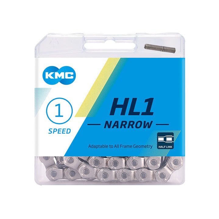 KMC HL1 NARROW 1SP 3/32" SILV