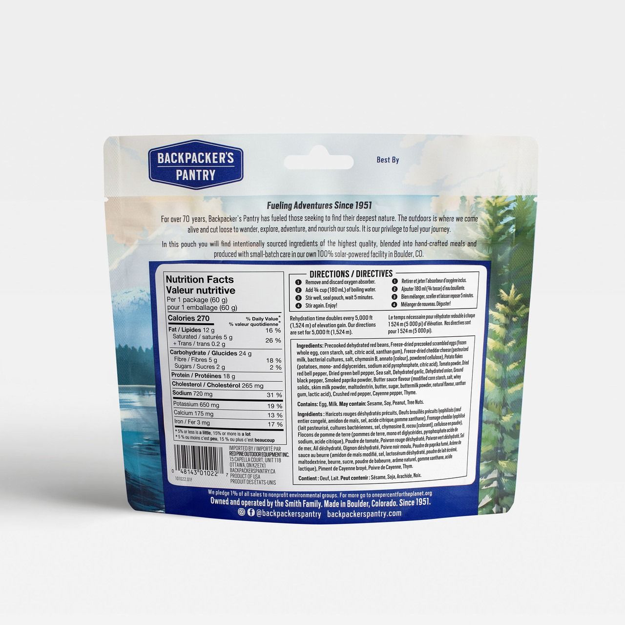 Backpacker's Pantry - Summit Breakfast Scramble - Single Serve