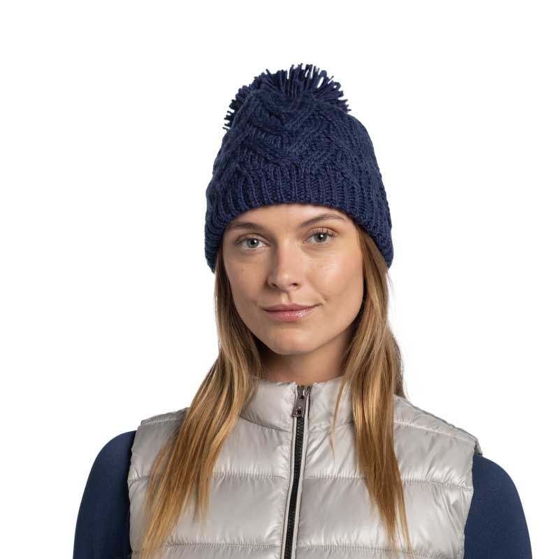 BUFF KNITTED & FLEECE BEANIE CARYN MIDNIGHT