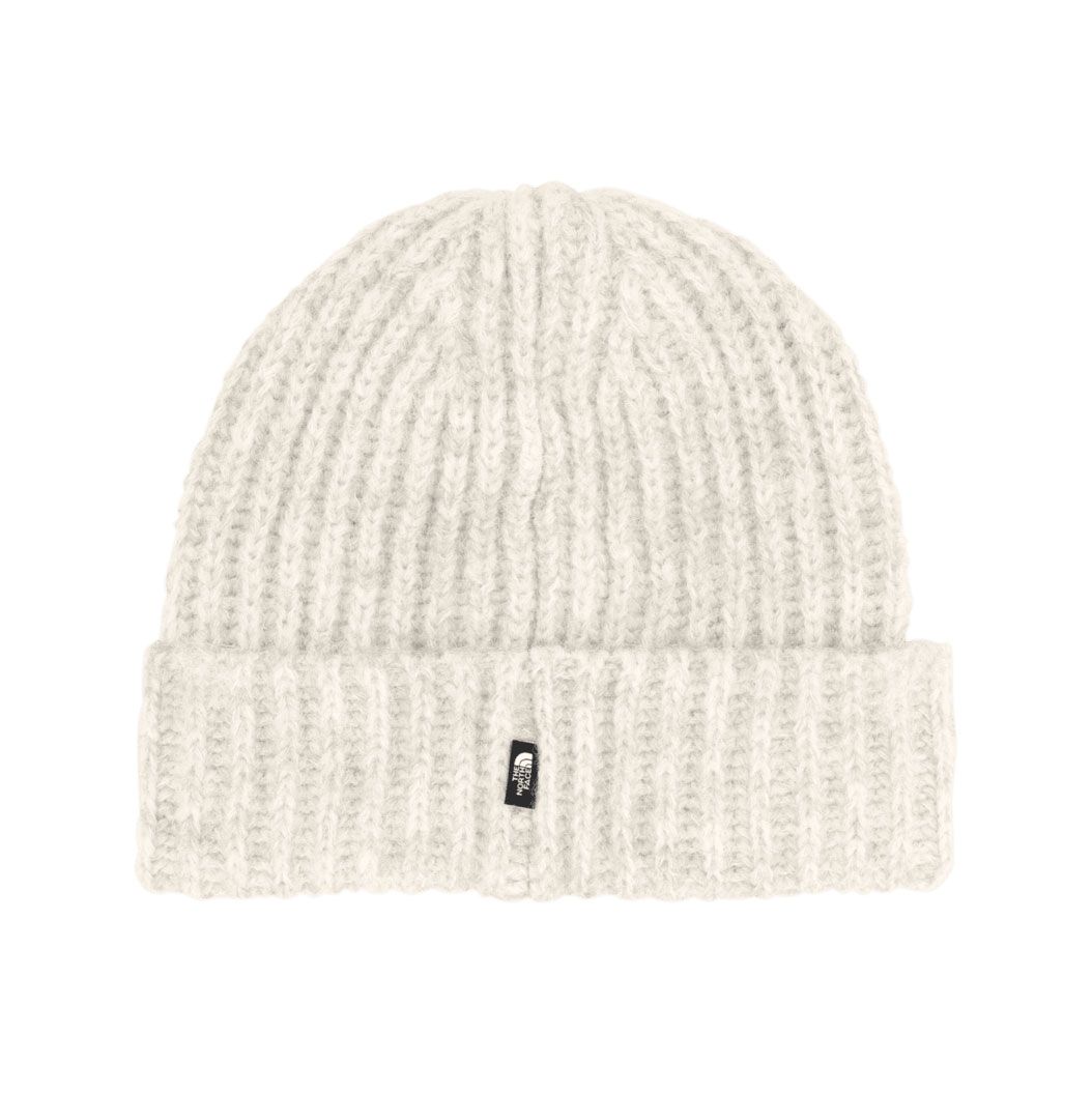 The North Face Fohair Cabin Beanie White Dune