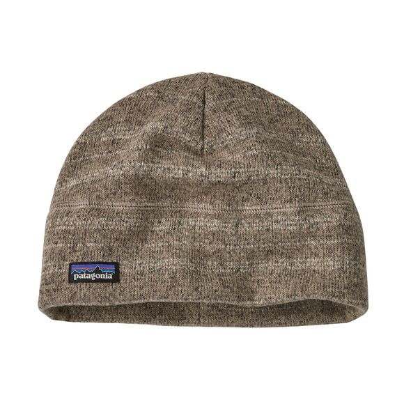 Patagonia Better Sweater Beanie Vinyl Stripe: Seabird Grey S