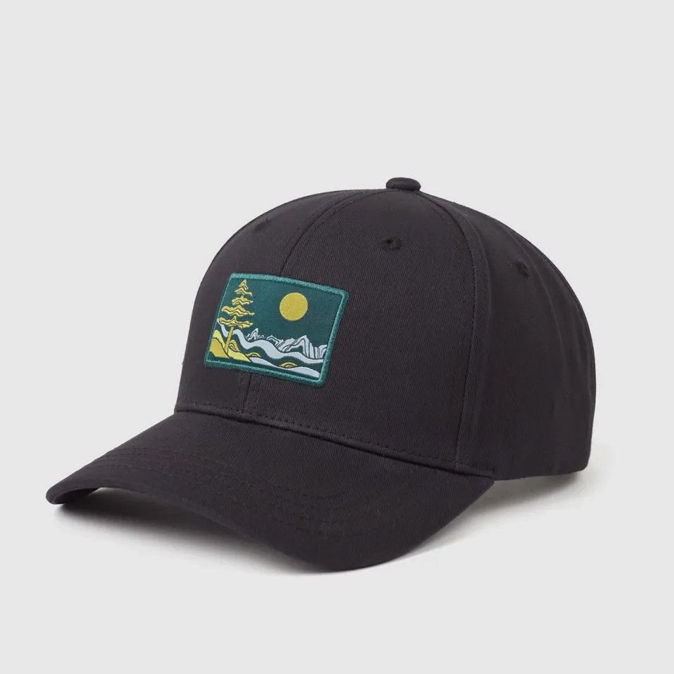 tentree Emerald Edge Elevation Hat Meteorite/Bistro Green