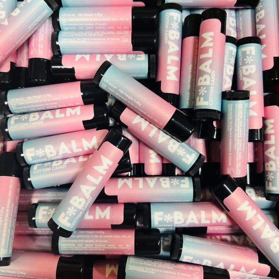 Charleston & Harlow F*BALM NOSTALGIA Cotton Candy Lip Balm