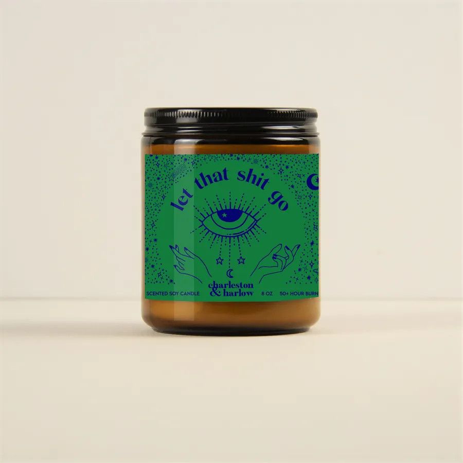 Charleston & Harlow Let That Shit Go - Key Lime, Lemon + Sugarcane Soy Candle