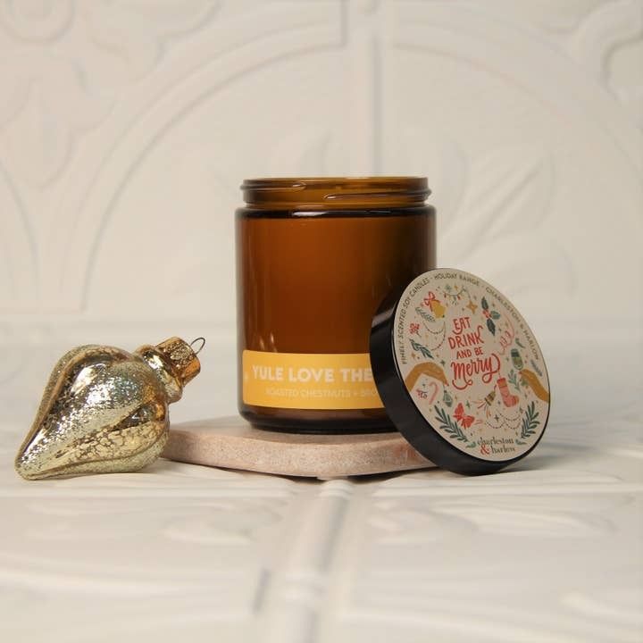 Charleston & Harlow Holiday Yule Love These Nuts Soy Candle