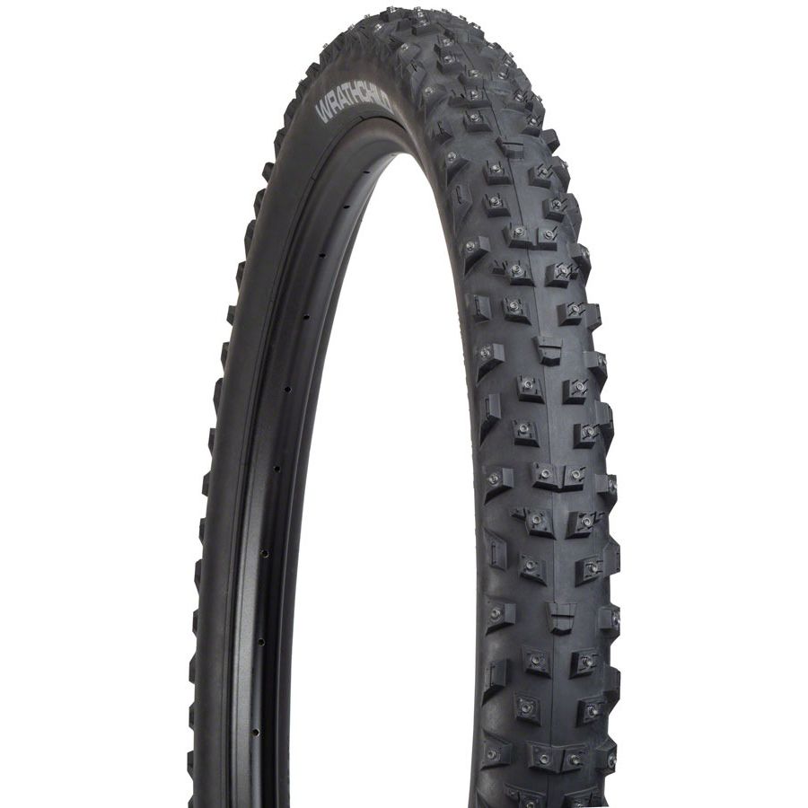 45NRTH Wrathchild Tire - 29 x 2.6, Tubeless, Folding, Black, 120 TPI, 252 XL Concave Carbide Aluminum Studs