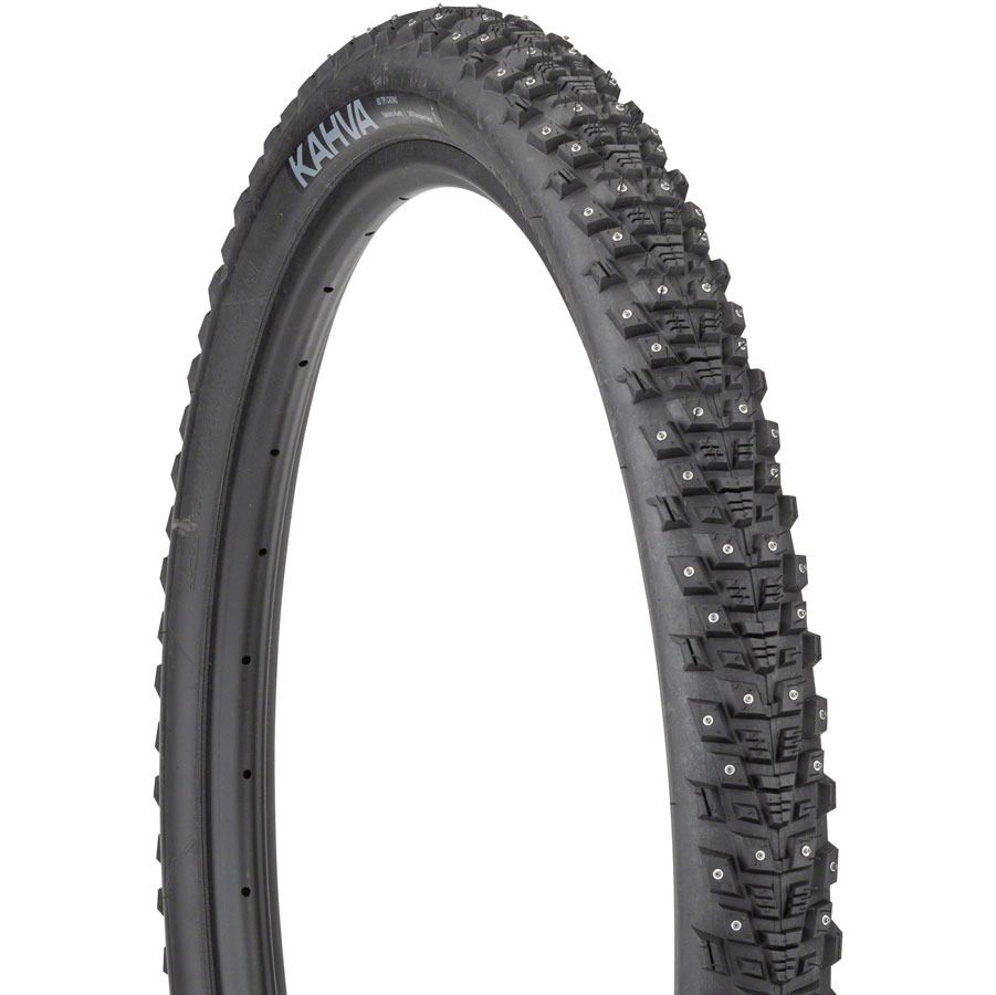 45NRTH Kahva Tire - 27.5 x 2.1, Tubeless, Folding, Black, 60 TPI, 240 Concave Carbide Studs