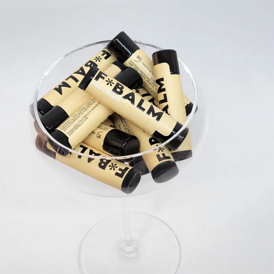 Charleston & Harlow F*BALM COCKTAIL Pina Colada Lip Balm