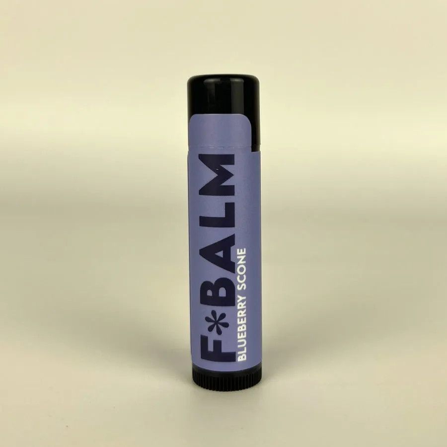 Charleston & Harlow F*BALM Blueberry Scone Lip Balm