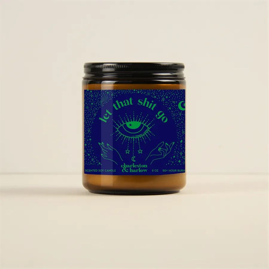 Charleston & Harlow Let That Shit Go - Cranberry Pear Bellini Soy Wax Candle