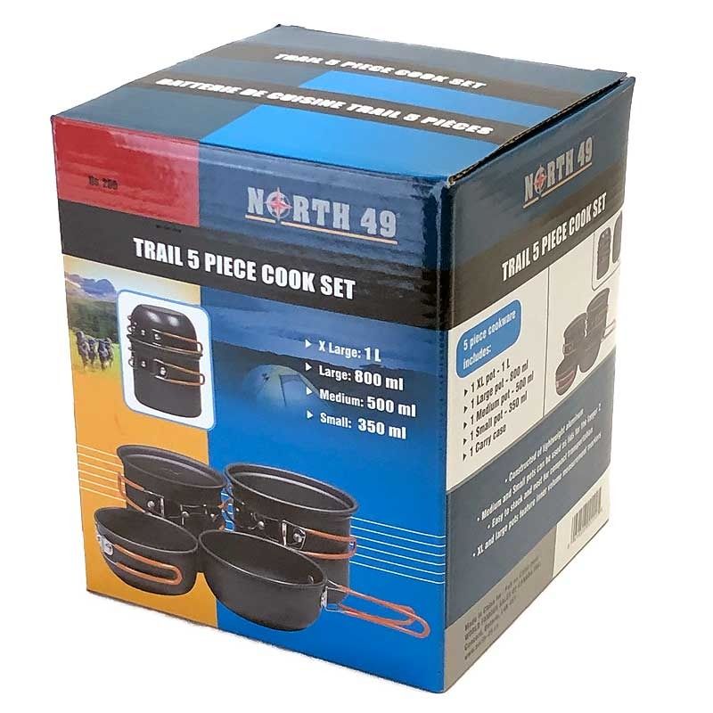 World Famous Trail 5 Piece Cookset