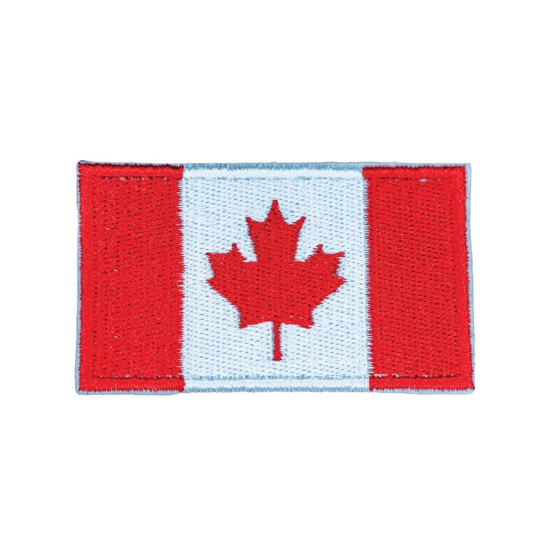 World Famous Canada Flag Patch 3.25" x 2"