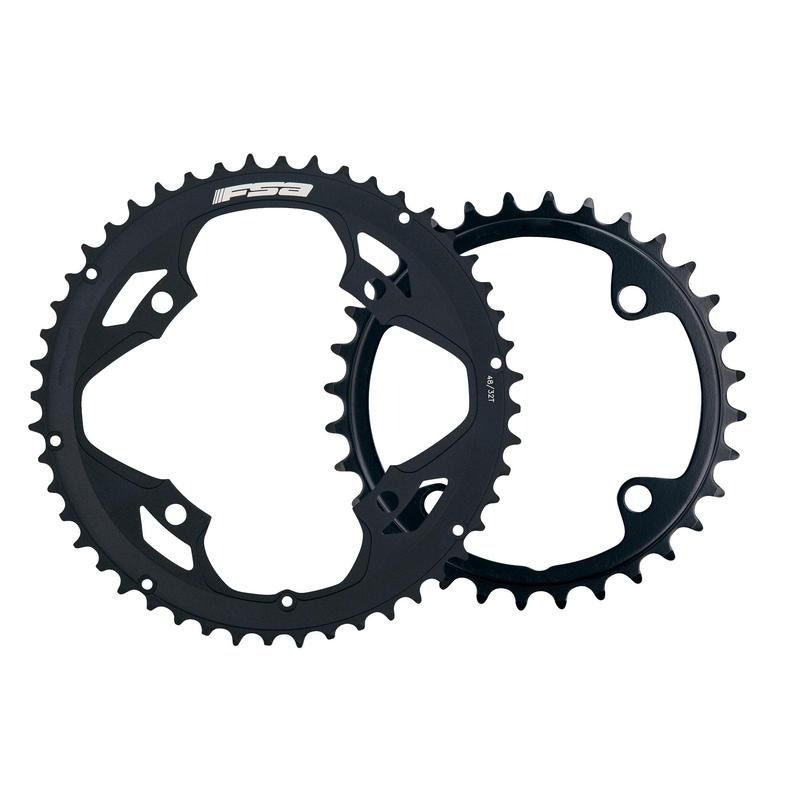 FSA Pro Road Omega/Vero Pro Chainring, 48T, 4 x 120mm BCD, N-10/11, Black (WA172)