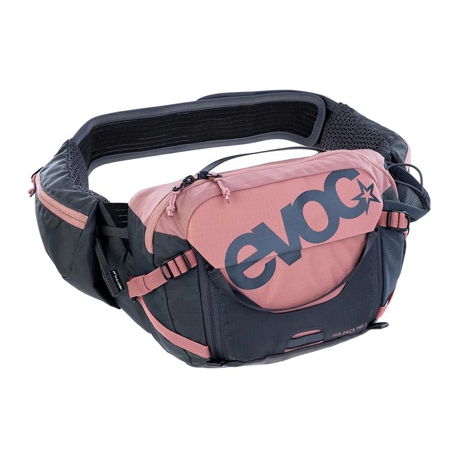 Evoc Hip Pack Pro 3 + 1.5L Bladder Dusty Pink/Carbon Grey