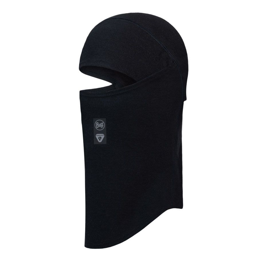 Buff Thermonet Hinged Balaclava Solid Black