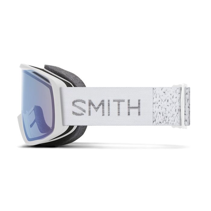 Smith Rally White Knit Blue Sensor Mirror
