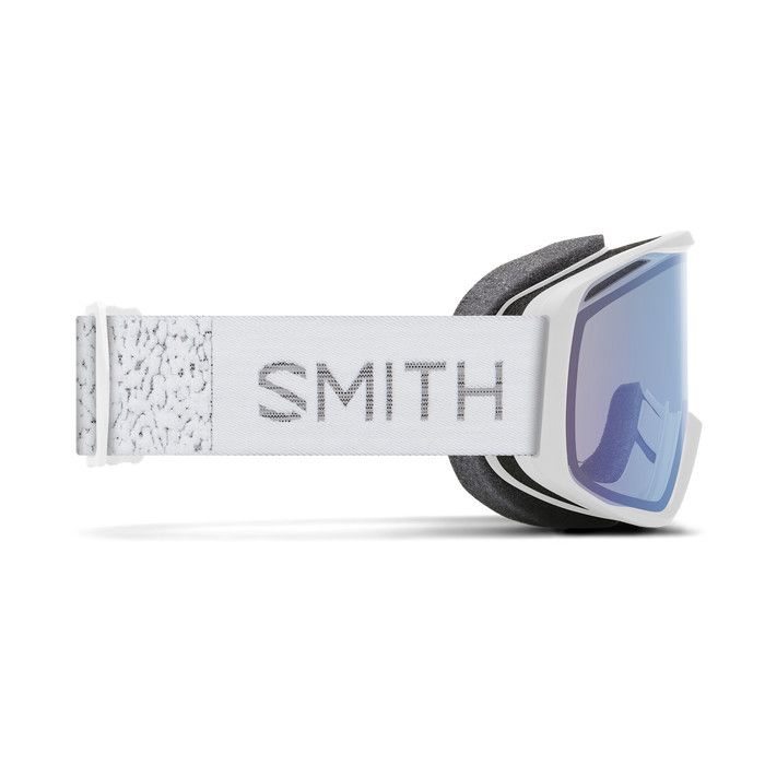 Smith Rally White Knit Blue Sensor Mirror