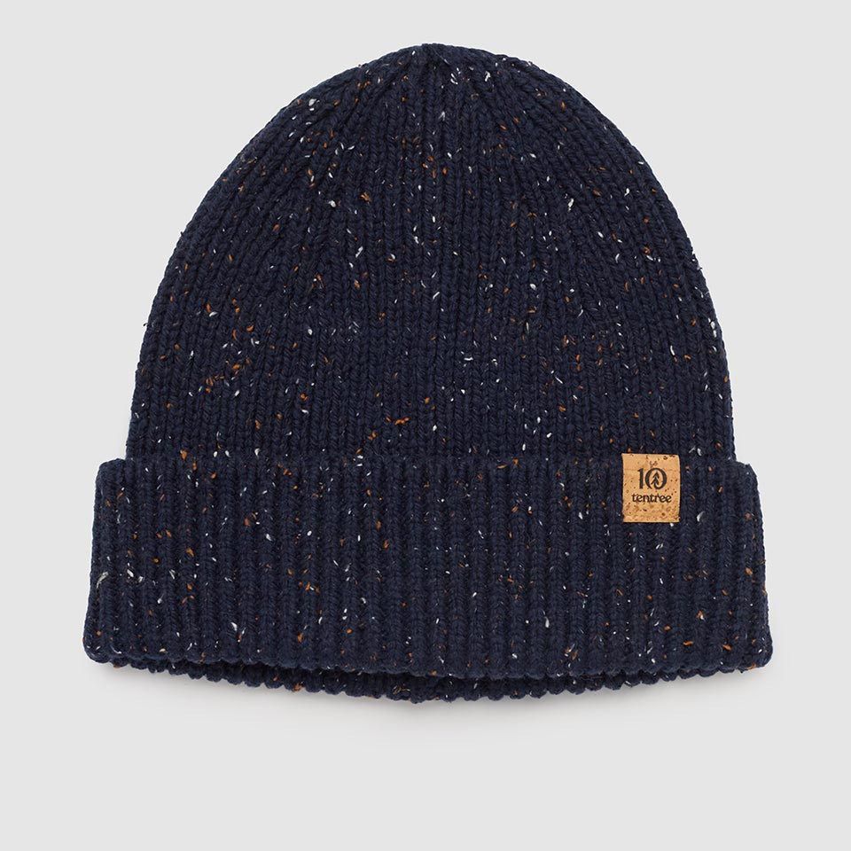 tentree Bristow Fleck Beanie Midnight Blue Nep