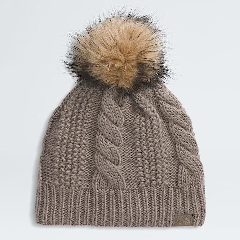 The North Face W Oh Mega Beanie Mocha Brown