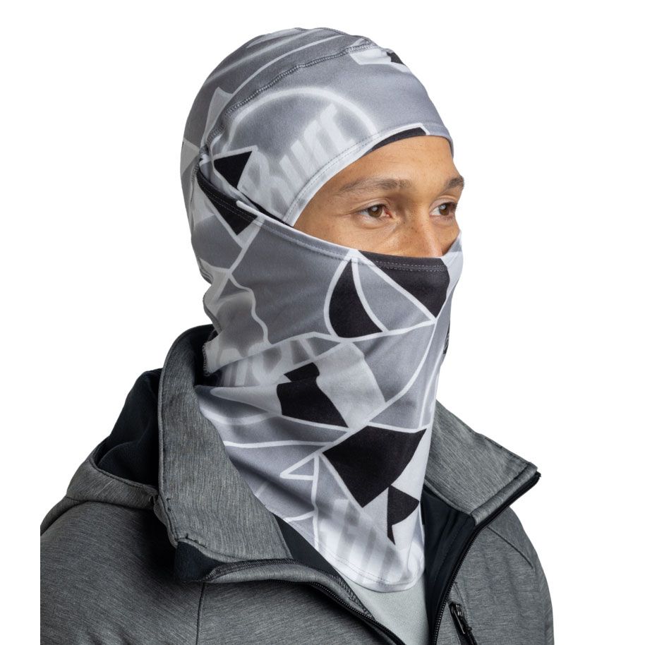 Buff Thermonet Hinged Balaclava Skaret Grey