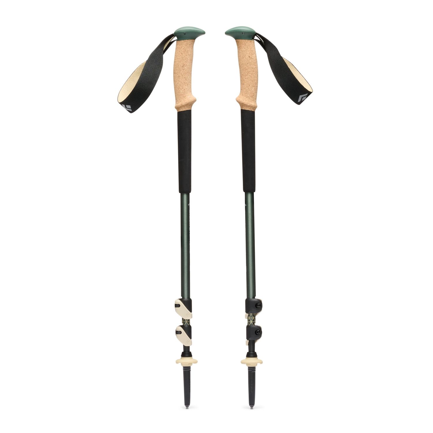 Black Diamond Trail Cork Trekking Poles Laurel Green