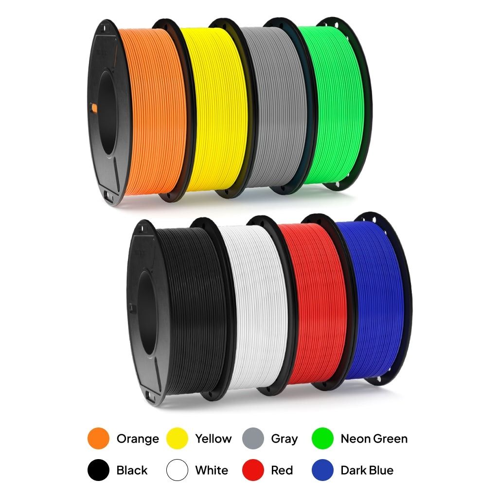 ELEGOO PLA Starter Pack (Mini Filament Bundle  1.75mm 8x250g)